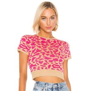 Revolve Leopard Sweater Shirt